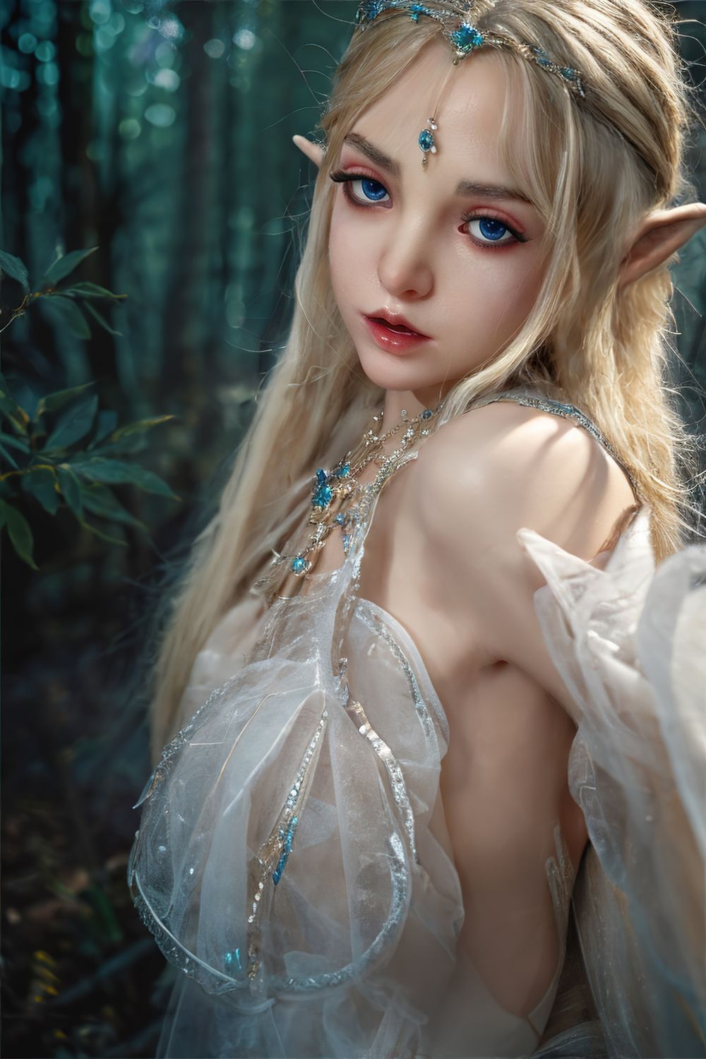 SY Doll | 150cm/4ft9 Lovely Elf Cosplay Movable Jaws Sex Doll - Ailsa-DreamLoveDoll