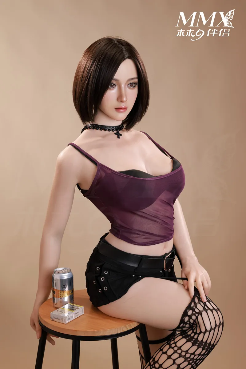 MMX Doll | 165cm/5ft5 Small Breasts Alluring Asian Dark Queen Realistic Silicone Sex Doll - MengQi