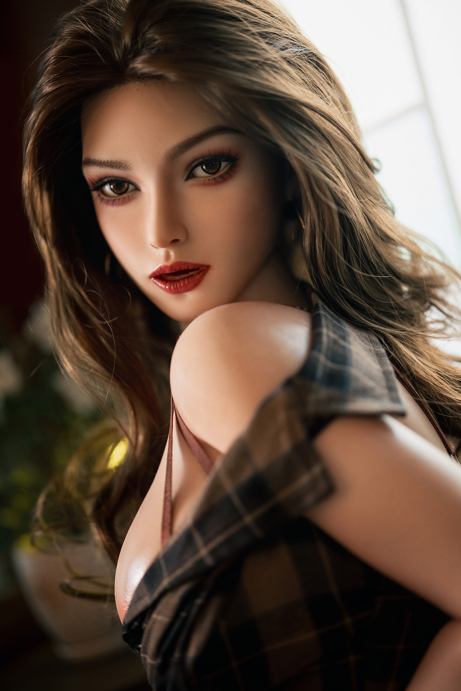 SY Doll | 164cm Movable Jaw Silicone Head Sex Doll M18 - Ellen-DreamLoveDoll