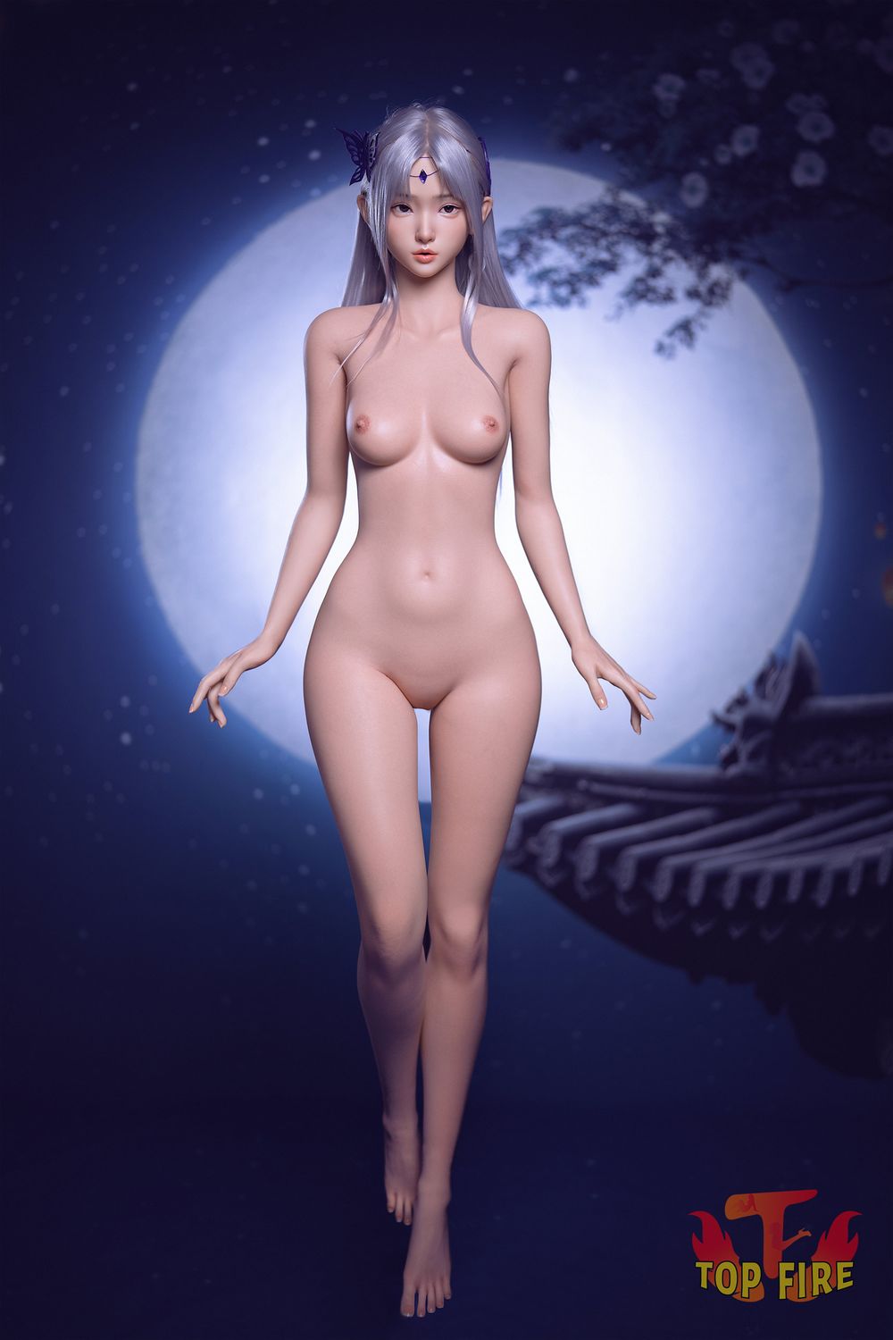 Top Fire | 164cm/5ft5 Elegant Oriental Fantasy Cosplay Realistic Silicone Sex Doll - Nova