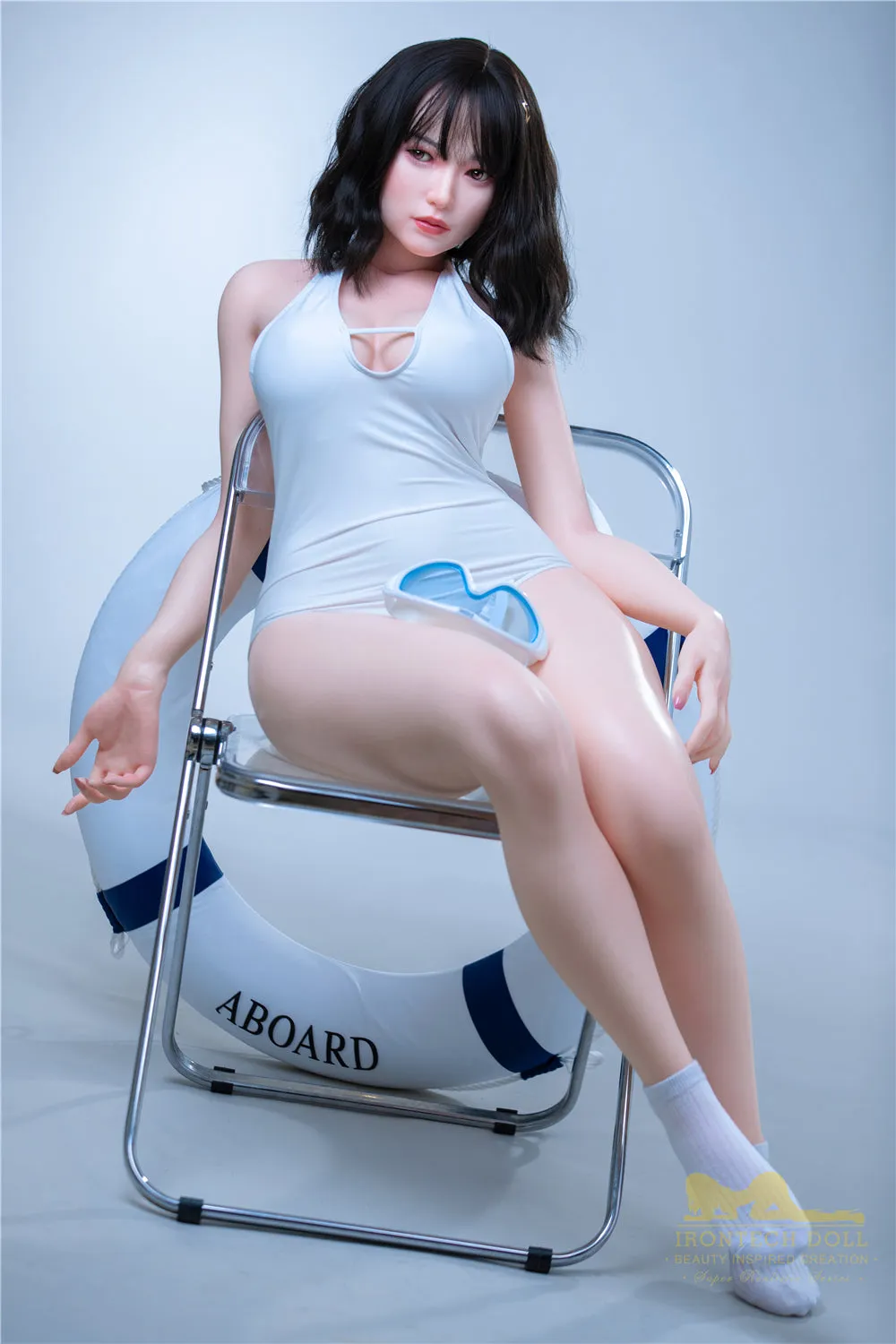 Irontech Doll | 153cm/5ft Captivating Japanese Innocent Voluptuous Lifelike Silicone Sex Doll - Misa