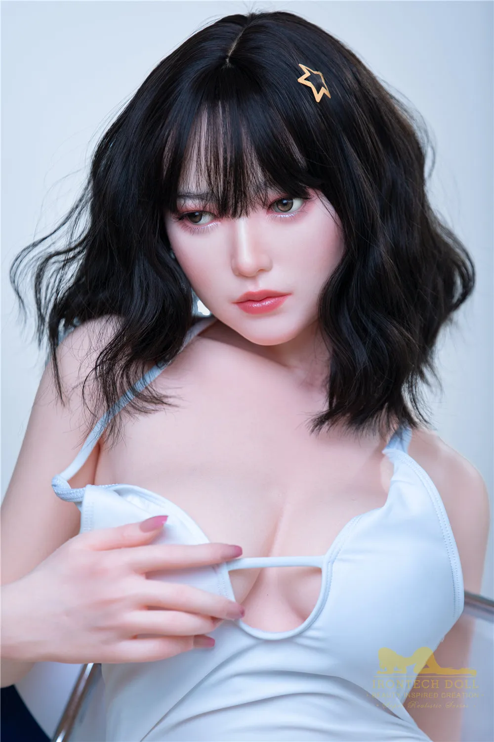 Irontech Doll | 153cm/5ft Captivating Japanese Innocent Voluptuous Lifelike Silicone Sex Doll - Misa