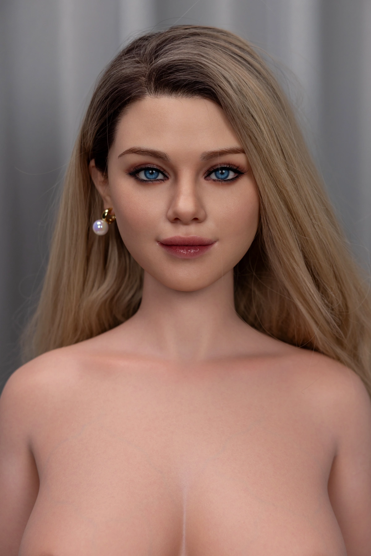 FanReal | 155cm/5ft1 Big Breasts Captivating Gentle Blonde Goddess Realistic Silicone Sex Doll - Maria