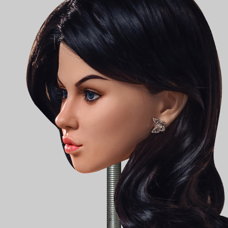 Silicone Head with Implanted Hair for the 160 cm doll Anna-DreamLoveDoll