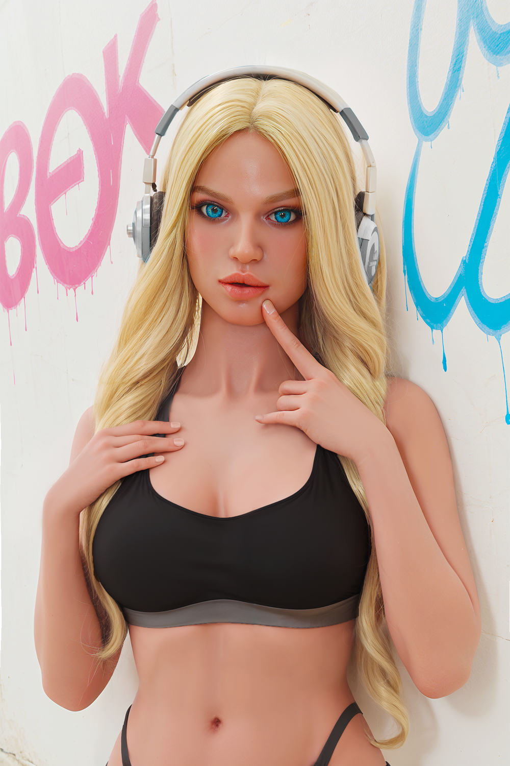AIBEI | 166cm/5ft5 Big Breast Silicone Head Realistic Sex Doll - Emily