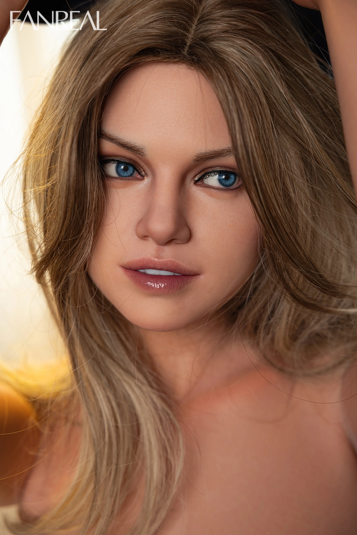 FanReal | 170cm/5ft7 Small Breasts Alluring Elegance Blonde Chic Realistic Silicone Sex Doll - Maria