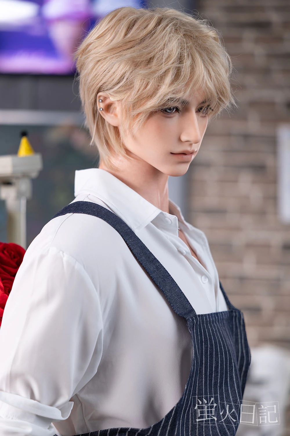 FireflyDoll | 180cm/5ft11 Asian Muscle Blonde Male Silicone Sex Doll - JiangLing