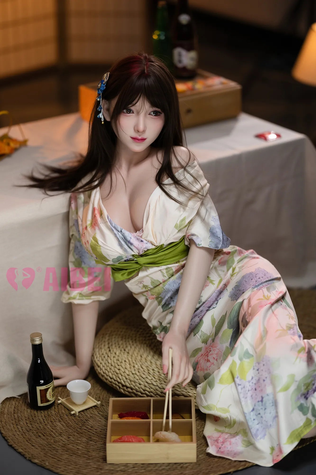 AIBEI | 167cm/5ft6 E Cup Japanese Kimono Cosplay Silicone Sex Doll #AB17 - Rika