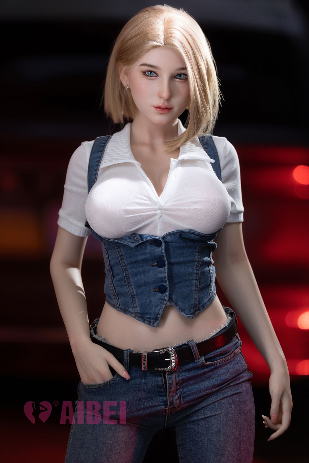 AIBEI | 167cm/5ft6 E Cup Charming American Blonde Silicone Sex Doll #AB12 - Scarlett