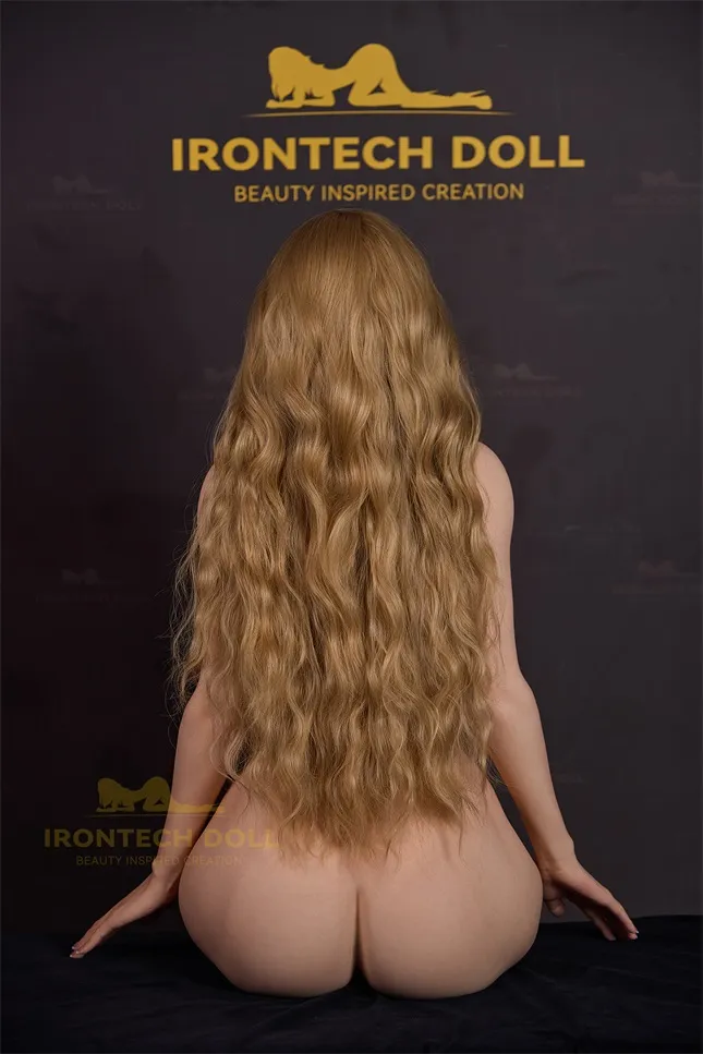 Irontech Doll | 166cm/5ft5 2.0 Big Breasts Sultry Elegant Blonde Beauty Lifelike Silicone Sex Doll - Molly