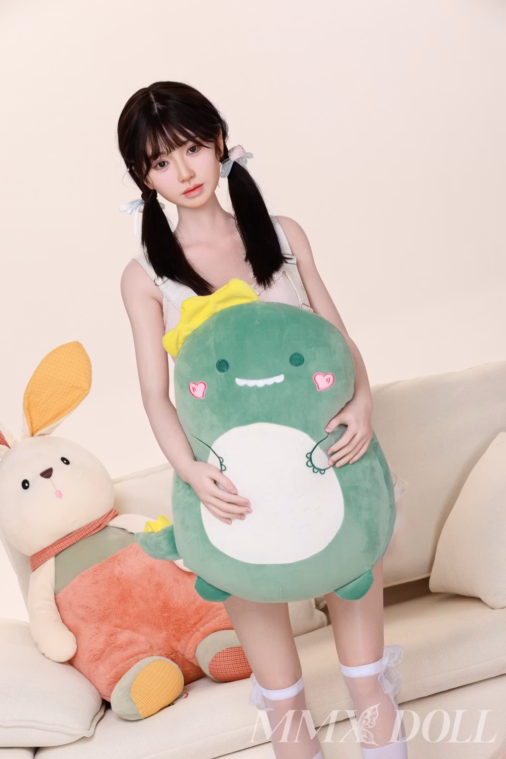 MMX Doll | 148cm/4ft10 Small Breasts Alluring Asian Lovely Girl Realistic Silicone Sex Doll - MengHan (M-Size)