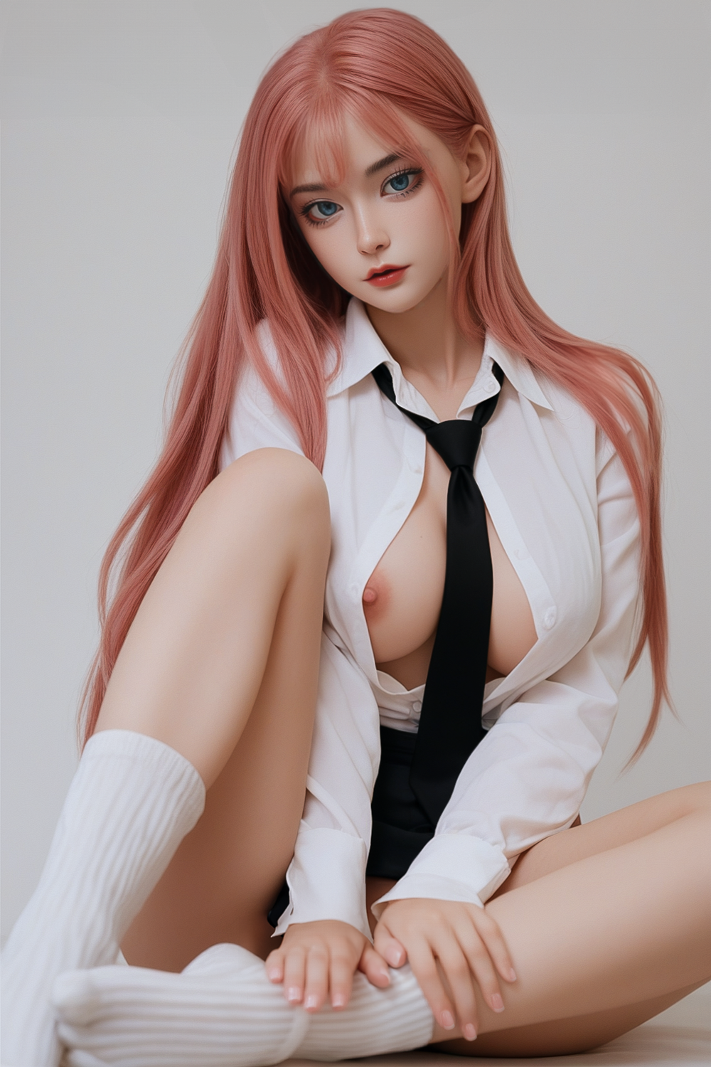 SY Doll | 160cm/5ft3 Big Breasts Seductive Idol-style Pink Hair Lifelike TPE Sex Doll - Dana
