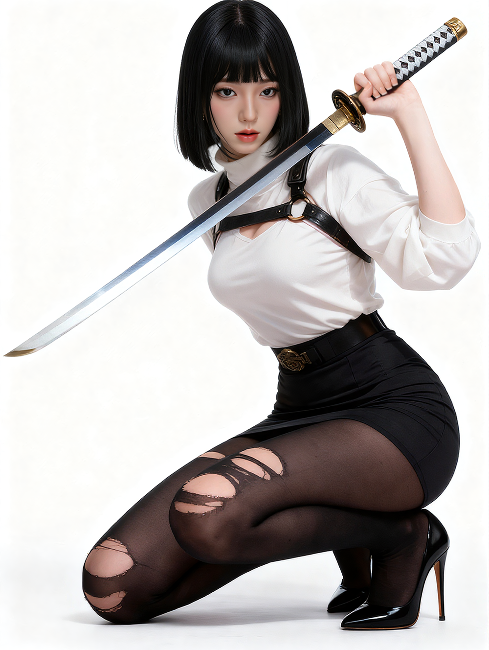 SY Doll | 160cm/5ft3 Big Breasts Alluring Japanese Dark Femme Realistic TPE Sex Doll - Mila