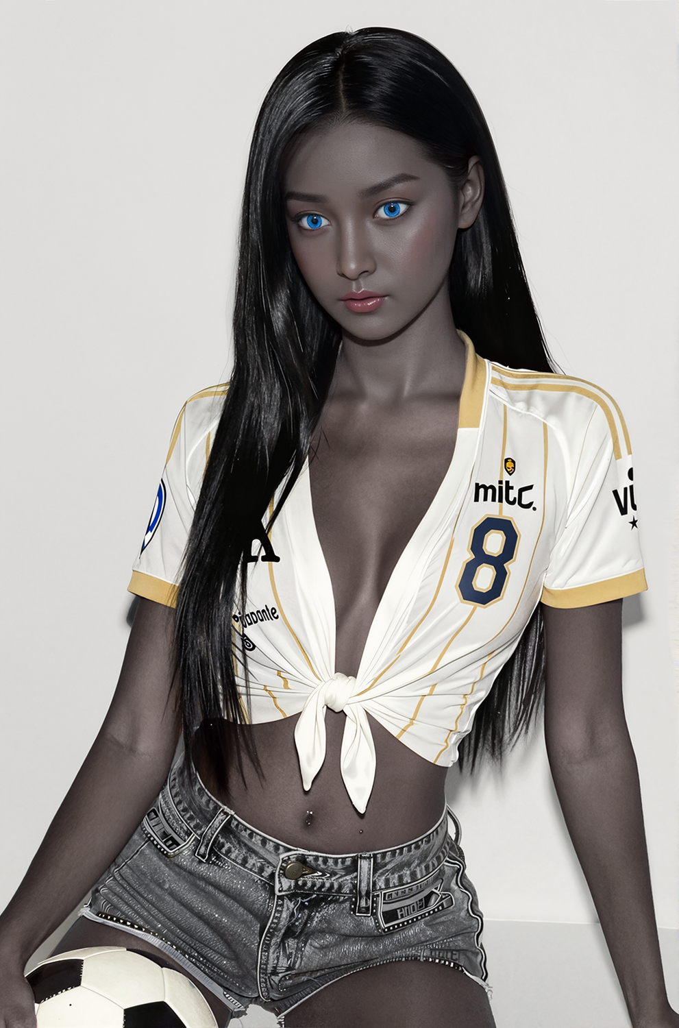 SY Doll | 157cm/5ft2 Small Breasts Seductive Soccer Sweetheart Skinny Realistic TPE Sex Doll - Alice