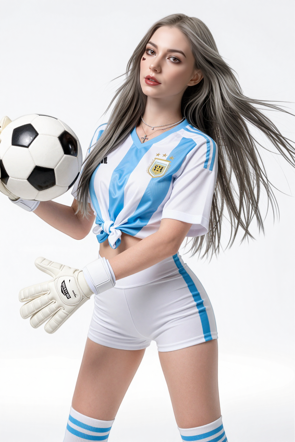 SY Doll | 173cm/5ft8 Small Breasts Tempting Cold Soccer Babe Slim Lifelike TPE Sex Doll - Kaelin