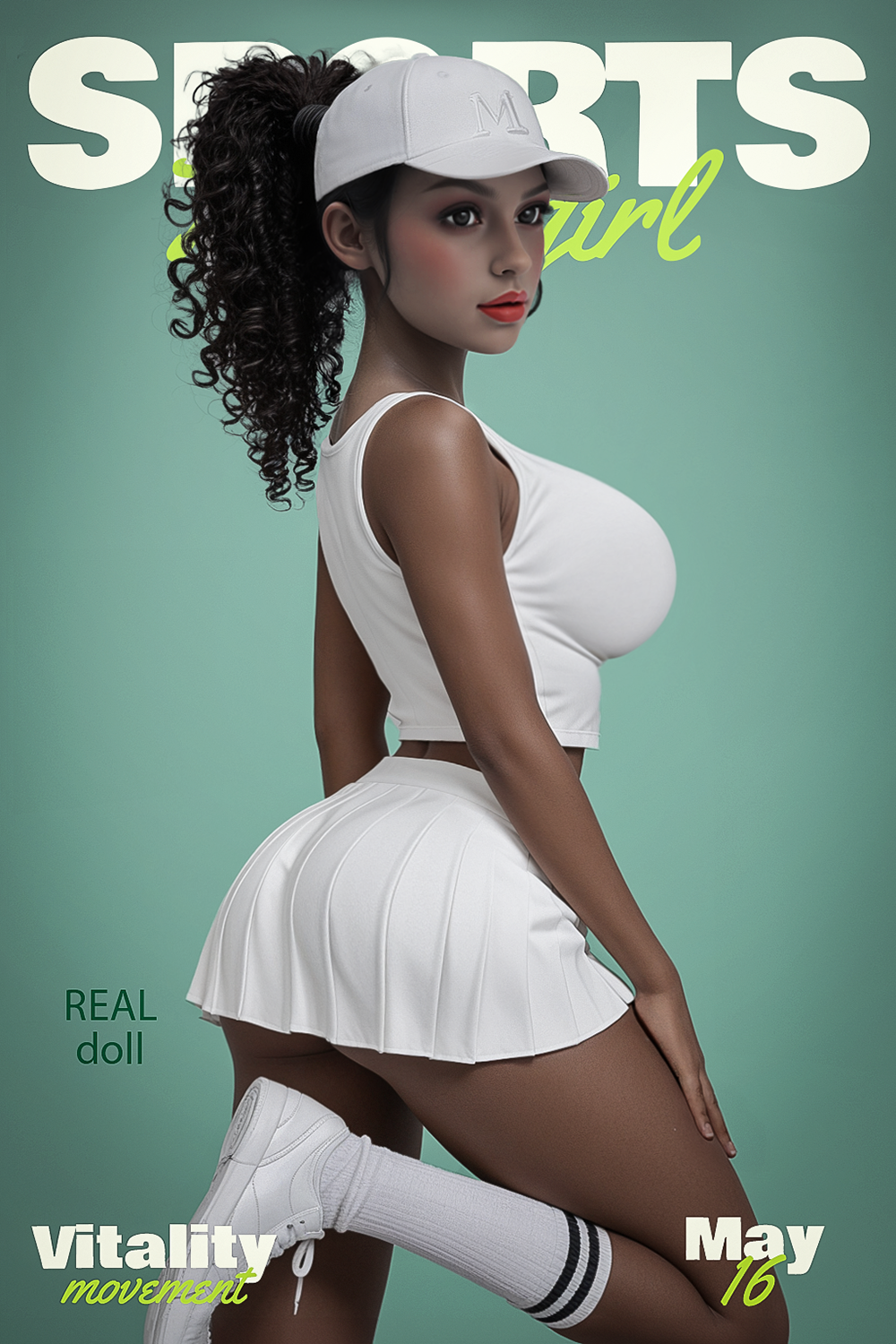 SY Doll | 158cm/5ft2 Big Breasts Sultry Latina Tennis Babe Realistic TPE Sex Doll - Jasmine