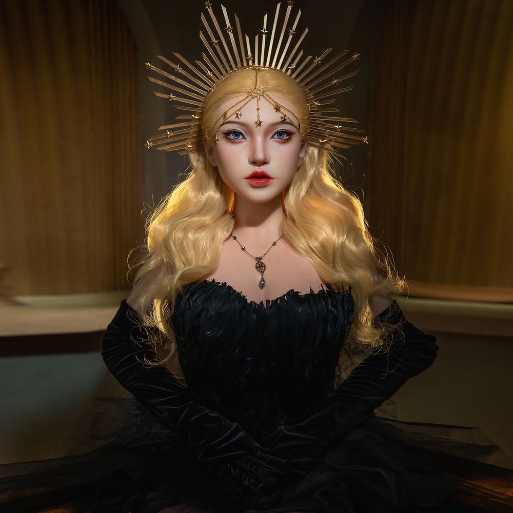 SY Doll | 164cm/5ft4 Small Breast Movable Jaw Silicone Head Sex Doll - Sophia-DreamLoveDoll