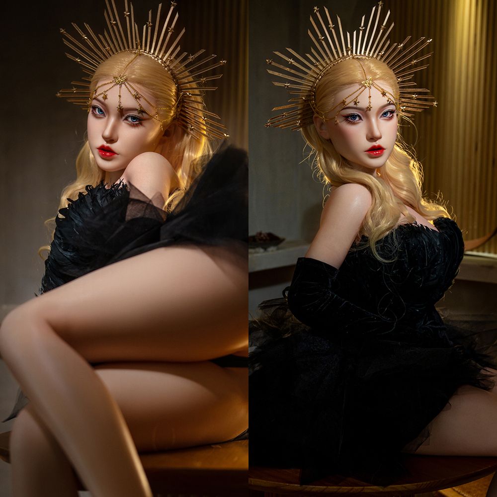 SY Doll | 164cm/5ft4 Small Breast Movable Jaw Silicone Head Sex Doll - Sophia-DreamLoveDoll