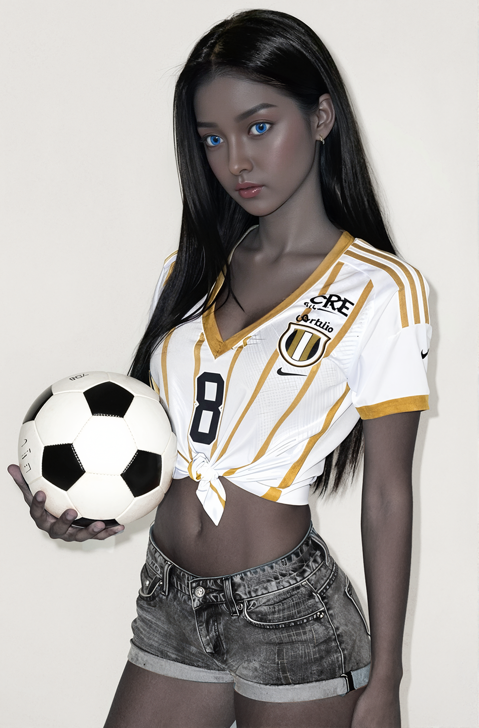 SY Doll | 157cm/5ft2 Small Breasts Seductive Soccer Sweetheart Skinny Realistic TPE Sex Doll - Alice