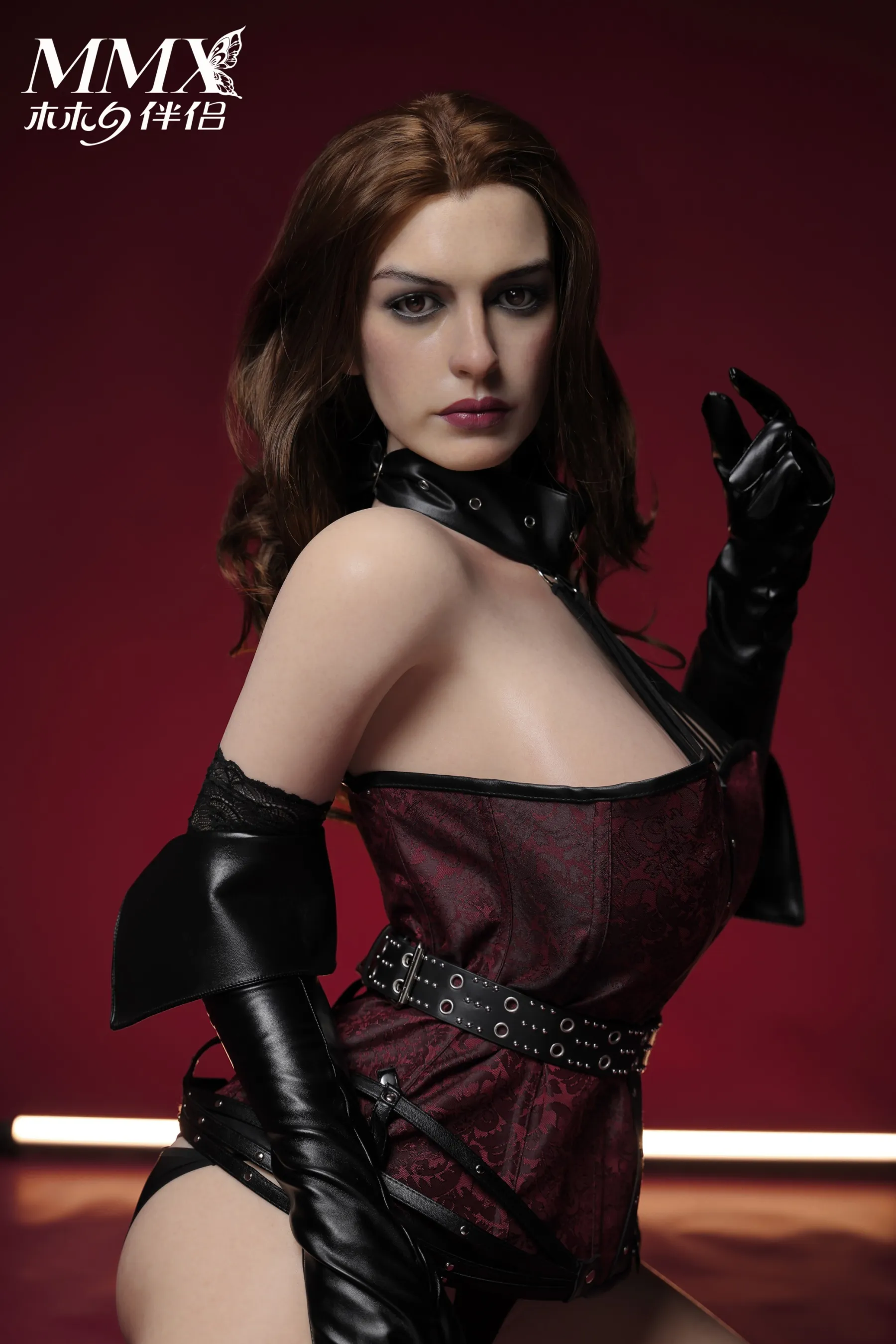 MMX Doll | 170cm/5ft7 Big Breasts Seductive Vintage Gothic Dark Queen Realistic Silicone Sex Doll - Enya