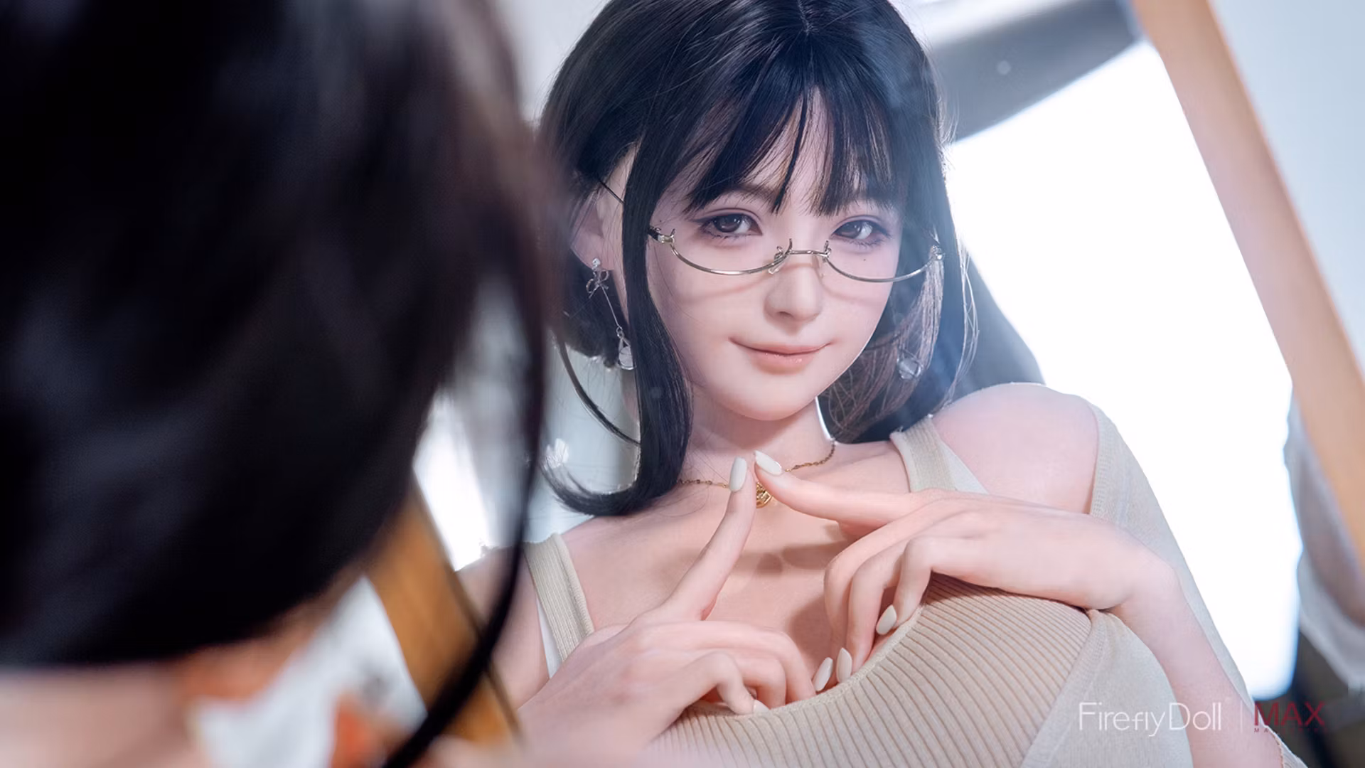 Firefly Diary丨164cm/5ft5 I-Cup MAX Series Asian Realistic Silicone Sex Doll - Qiandao