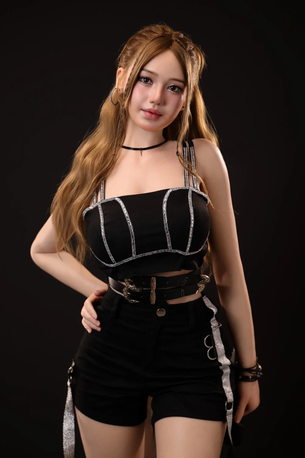 AJL Doll | 163cm/5ft4 Big Breasts Seductive Sweet Baddie Realistic Silicone Sex Doll - MengSha 