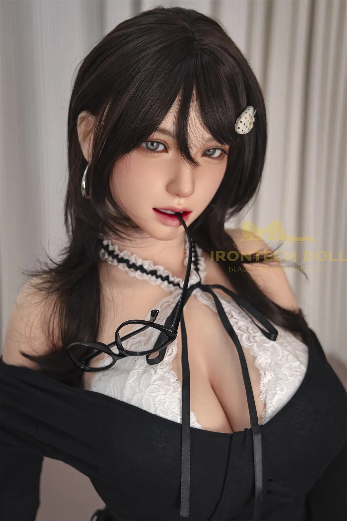 Irontech Doll | 165cm/5ft4 Big Breasts Alluring Japanese Edgy Girl Busty Lifelike Silicone Sex Doll - Kitty 