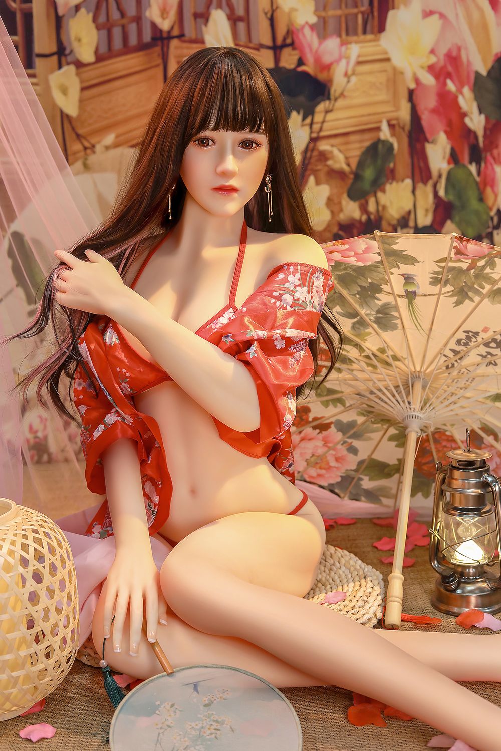 SY Doll | Asia 166cm/ 5ft5 Small Chest Kimono Lifelike Sex Doll - June-DreamLoveDoll