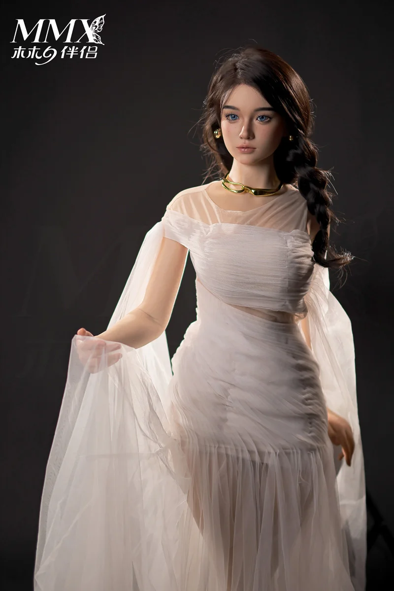 MMX Doll | 163cm/5ft4 Big Breasts Elegance Luxury Asian Goddess Realistic Silicone Sex Doll - Little Orange