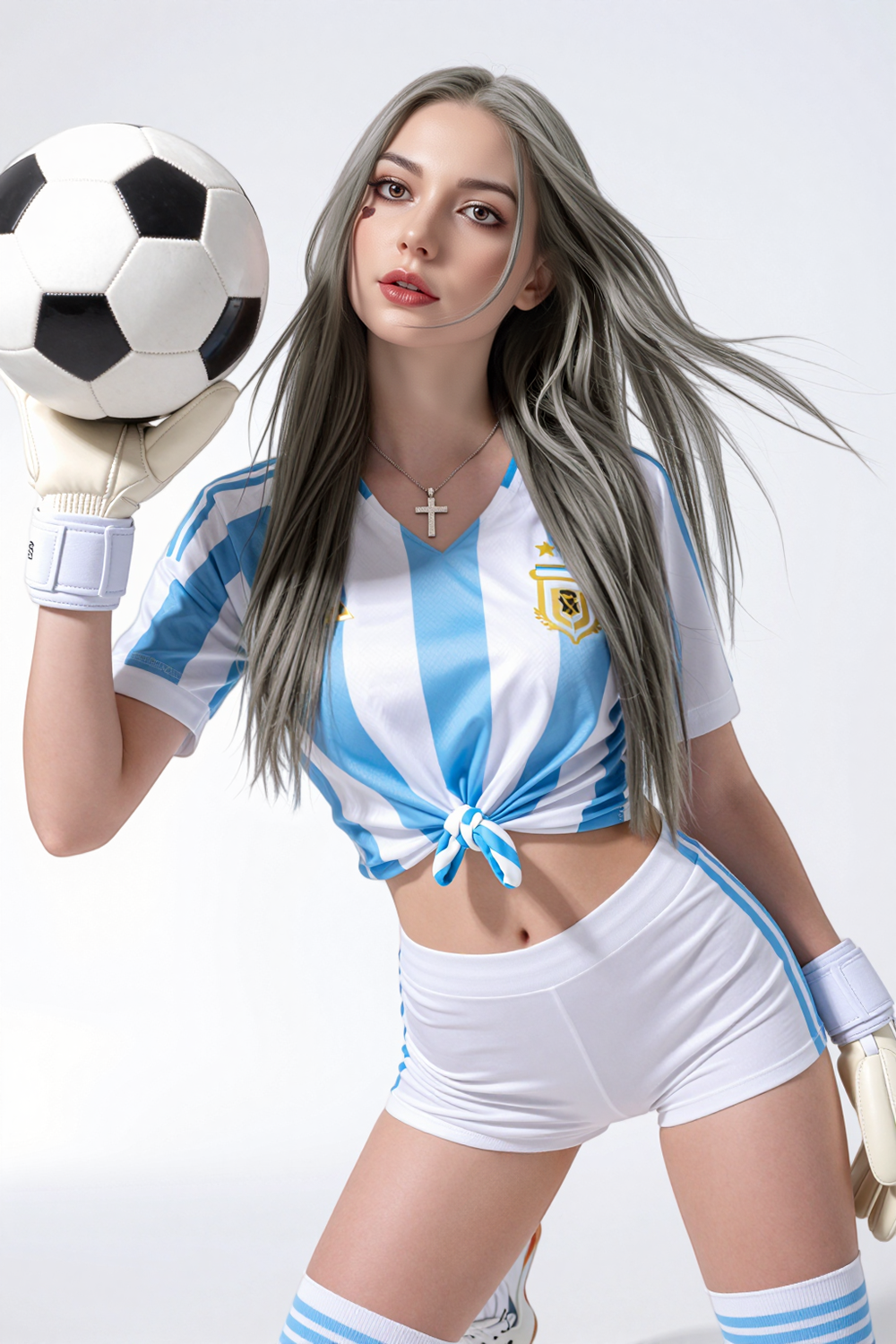 SY Doll | 173cm/5ft8 Small Breasts Tempting Cold Soccer Babe Slim Lifelike TPE Sex Doll - Kaelin