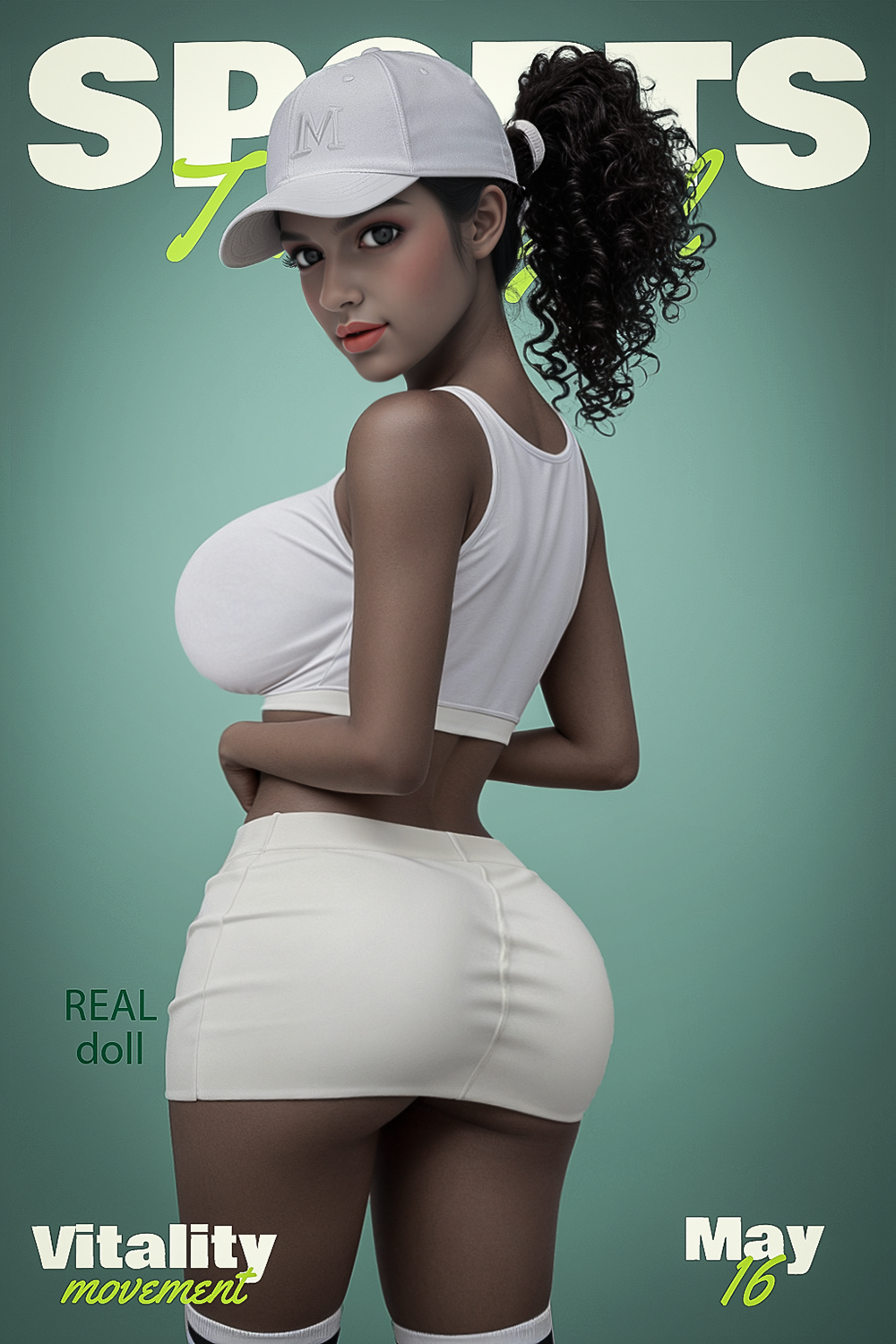 SY Doll | 158cm/5ft2 Big Breasts Sultry Latina Tennis Babe Realistic TPE Sex Doll - Jasmine