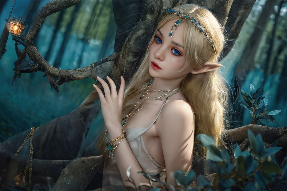 SY Doll | 150cm/4ft9 Lovely Elf Cosplay Movable Jaws Sex Doll - Ailsa-DreamLoveDoll