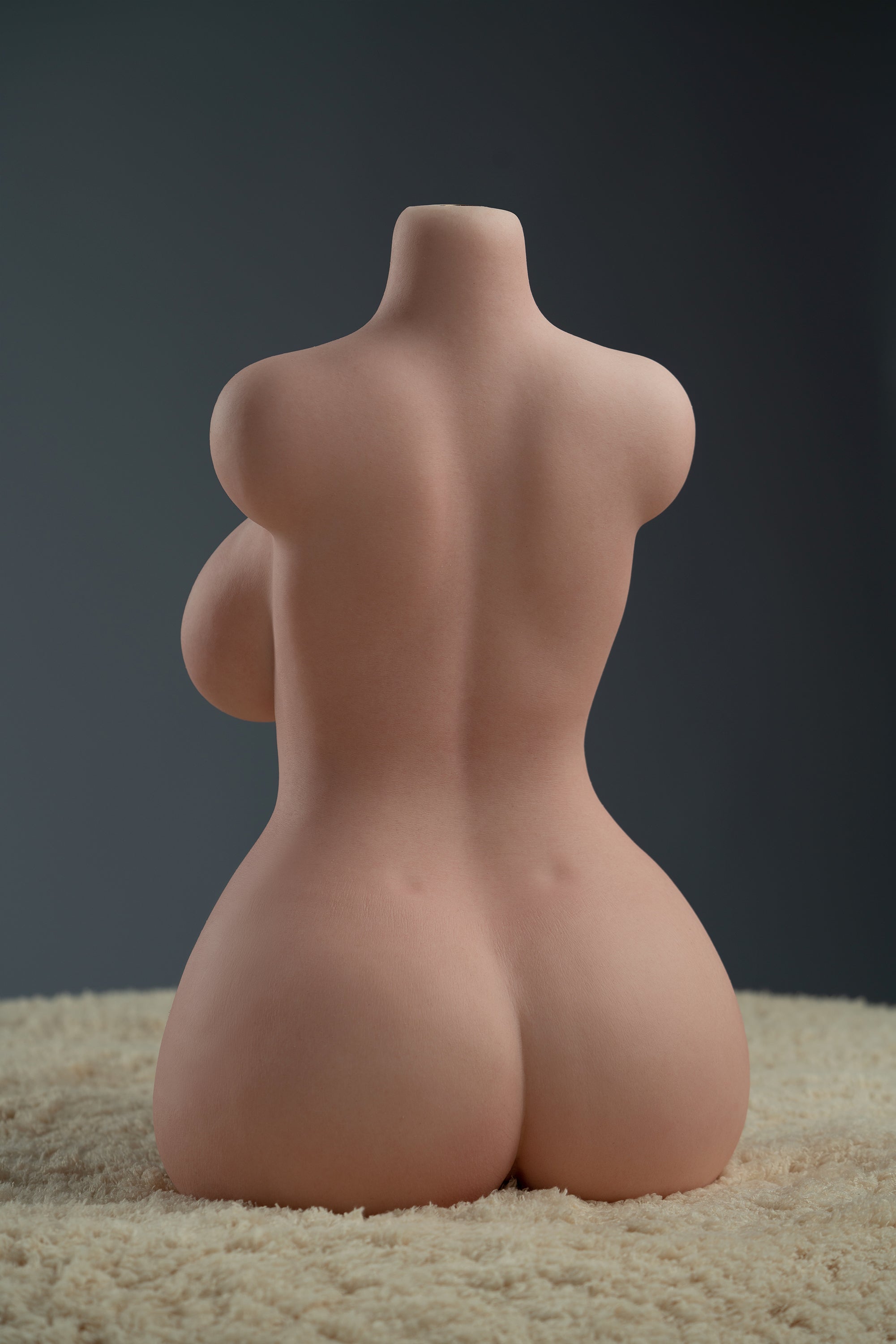 ZELEX® 45cm (1.5') E-CUP Full Silicon Real Skin Texture Torso (NO.2851)-DreamLoveDoll