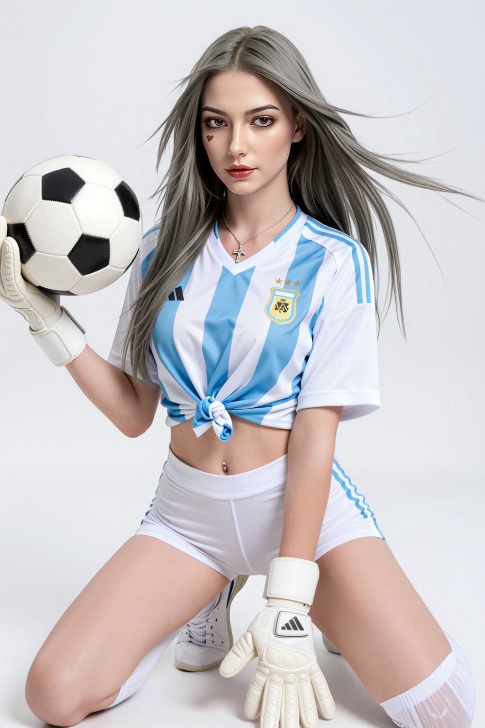 SY Doll | 173cm/5ft8 Small Breasts Tempting Cold Soccer Babe Slim Lifelike TPE Sex Doll - Kaelin