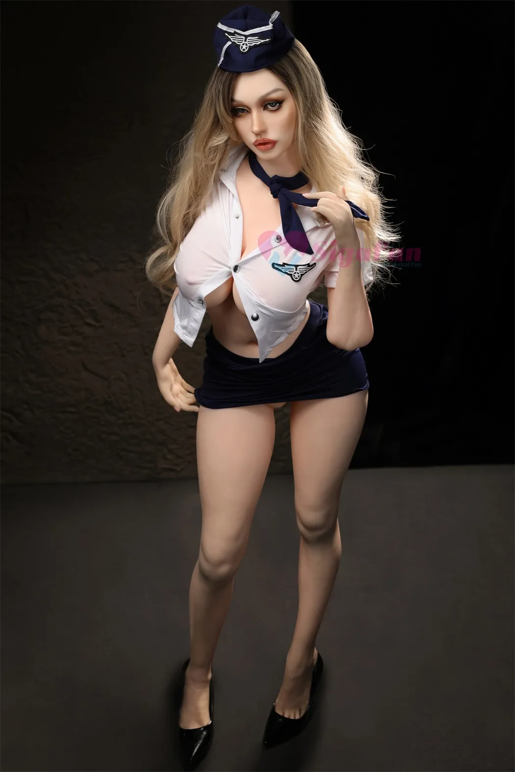 Sigafun | 159cm/5ft3 Silicone Head TPE Sex Doll SG3 Natural - Ada (In Stock US)