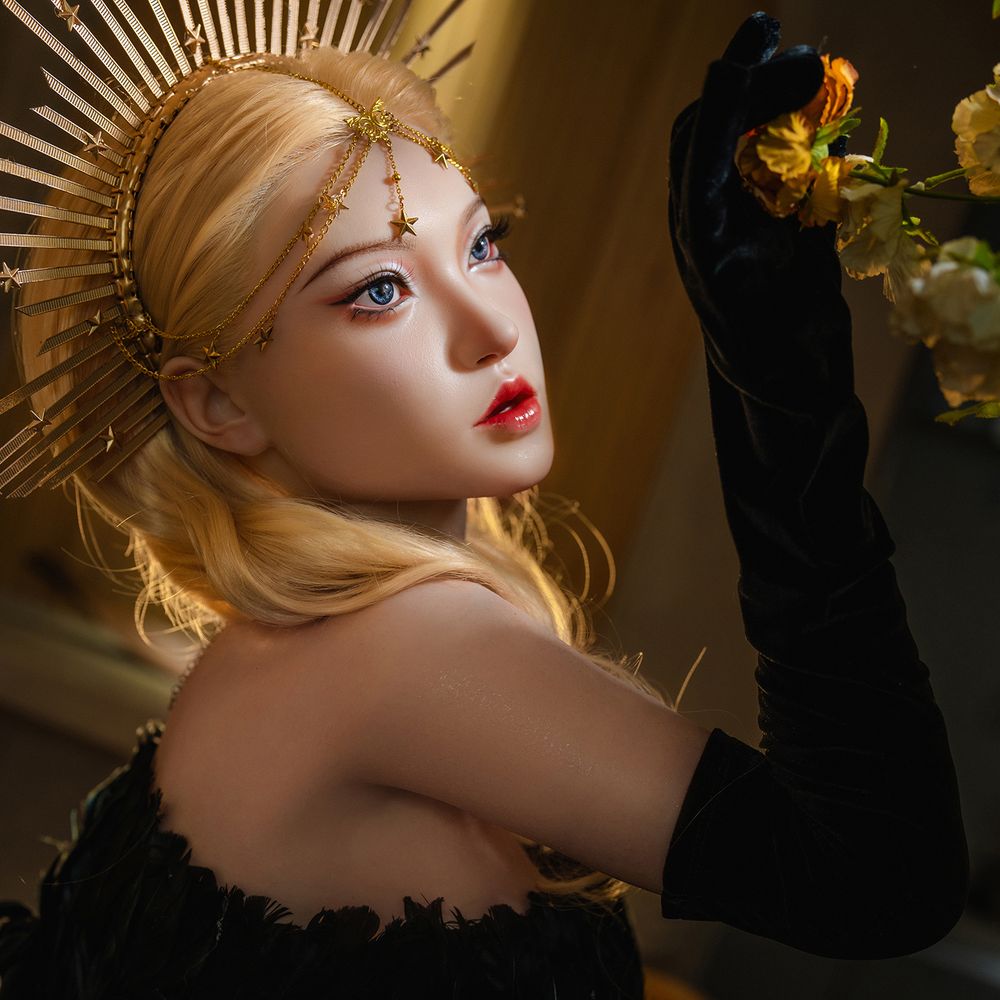 SY Doll | 164cm/5ft4 Small Breast Movable Jaw Silicone Head Sex Doll - Sophia-DreamLoveDoll