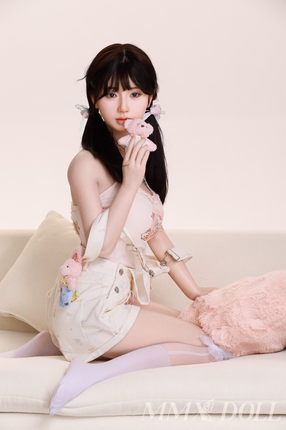 MMX Doll | 148cm/4ft10 Small Breasts Alluring Asian Lovely Girl Realistic Silicone Sex Doll - MengHan (M-Size)