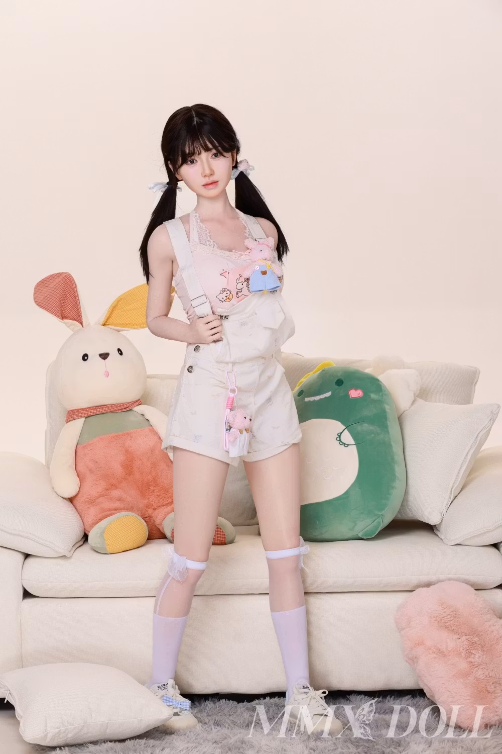 MMX Doll | 148cm/4ft10 Small Breasts Alluring Asian Lovely Girl Realistic Silicone Sex Doll - MengHan (M-Size)