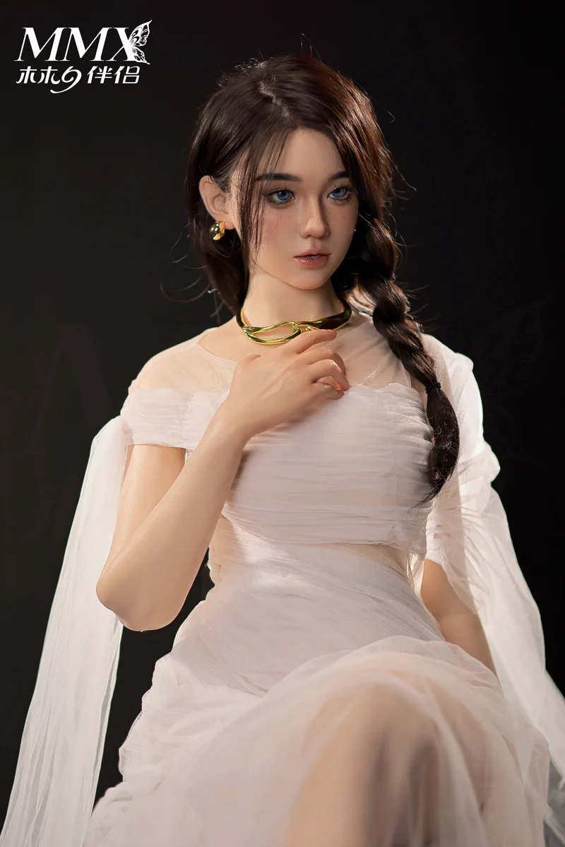 MMX Doll | 163cm/5ft4 Big Breasts Elegance Luxury Asian Goddess Realistic Silicone Sex Doll - Little Orange