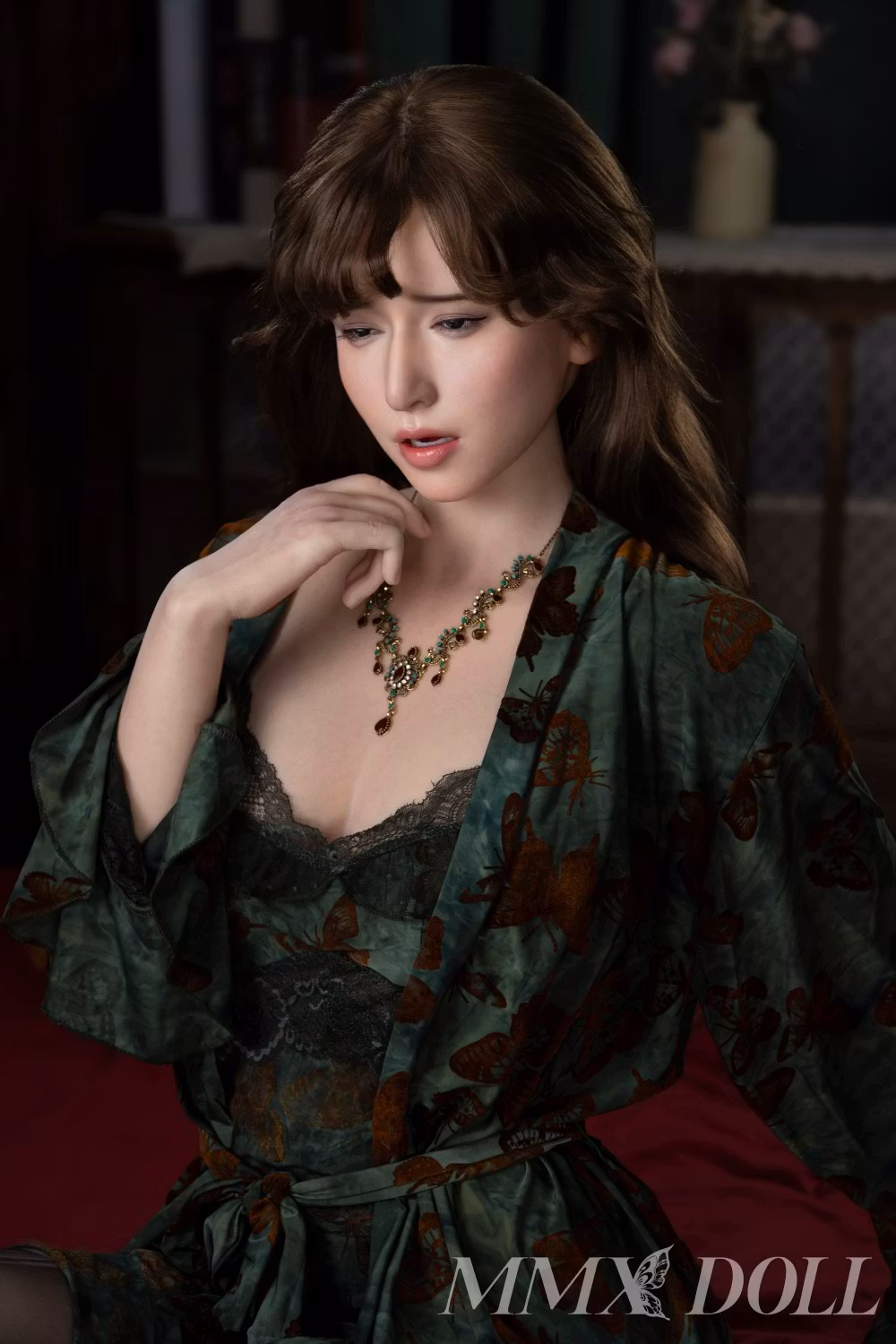 MMX Doll | 172cm/5ft8 Small Breasts Sultry Elegance Vintage-style Lady ROS Realistic Silicone Sex Doll - Rola