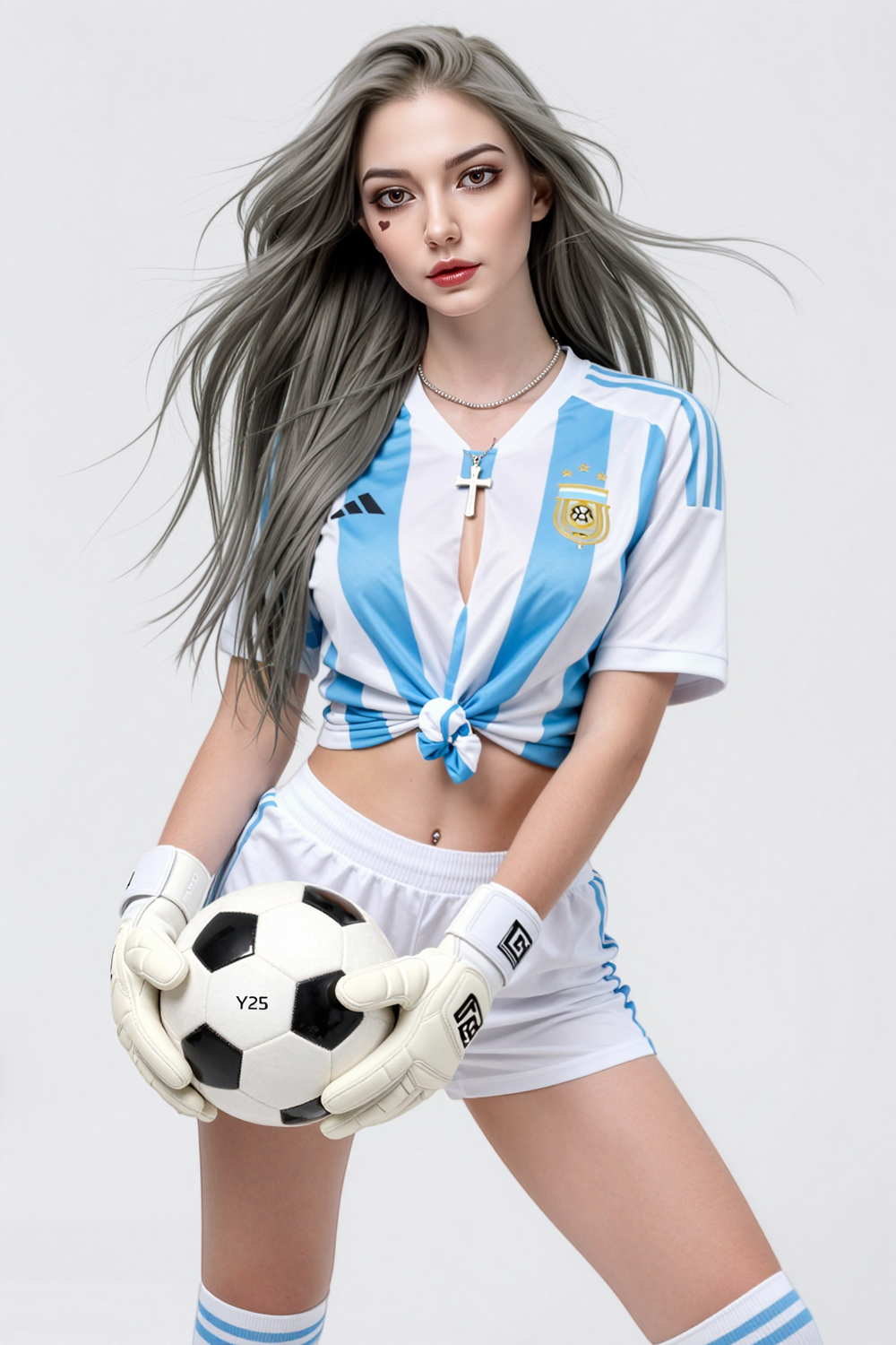 SY Doll | 173cm/5ft8 Small Breasts Tempting Cold Soccer Babe Slim Lifelike TPE Sex Doll - Kaelin