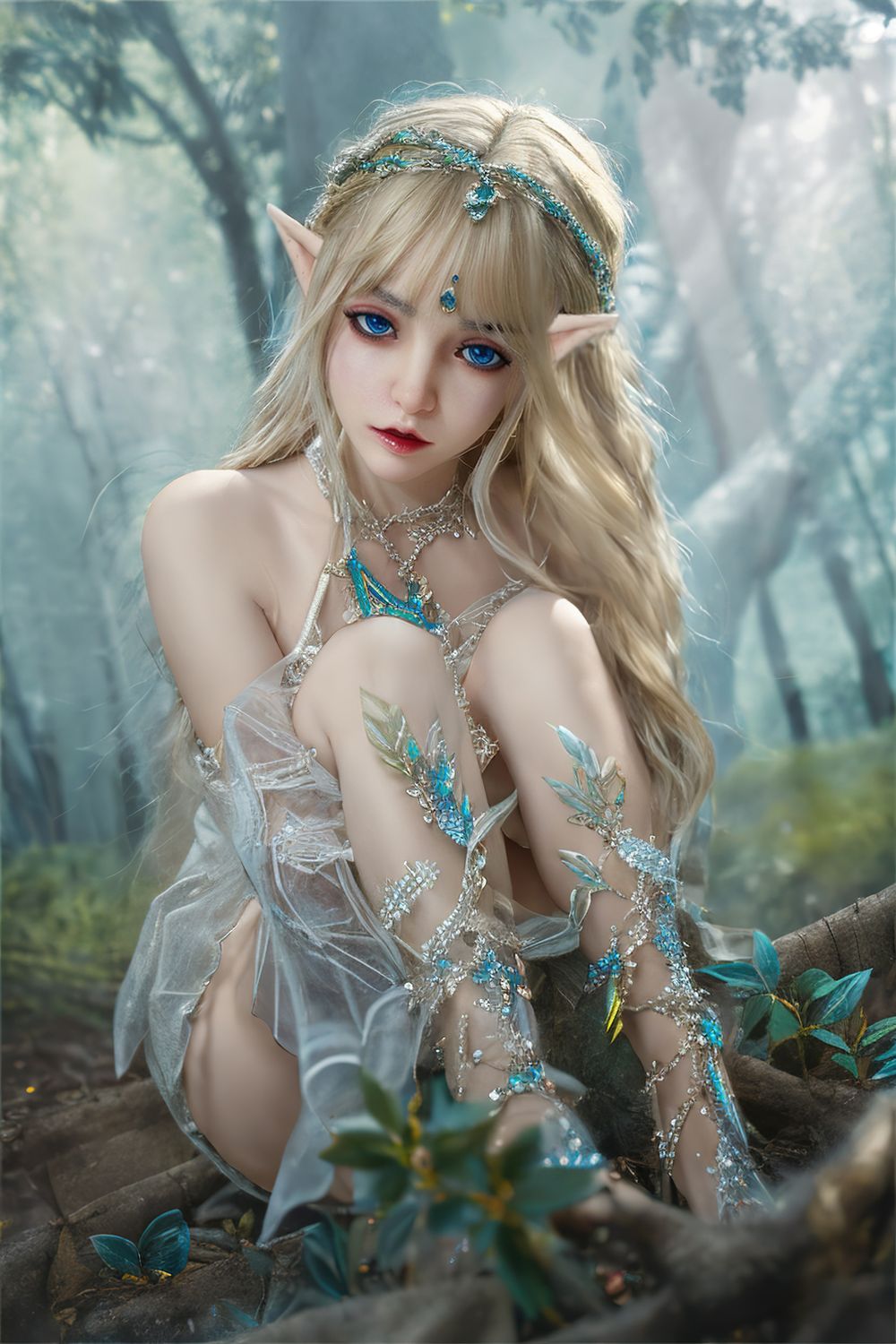 SY Doll | 150cm/4ft9 Lovely Elf Cosplay Movable Jaws Sex Doll - Ailsa-DreamLoveDoll