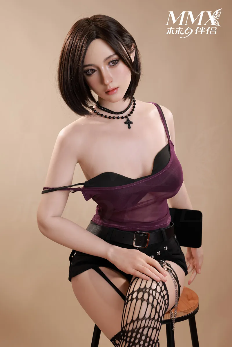 MMX Doll | 165cm/5ft5 Small Breasts Alluring Asian Dark Queen Realistic Silicone Sex Doll - MengQi