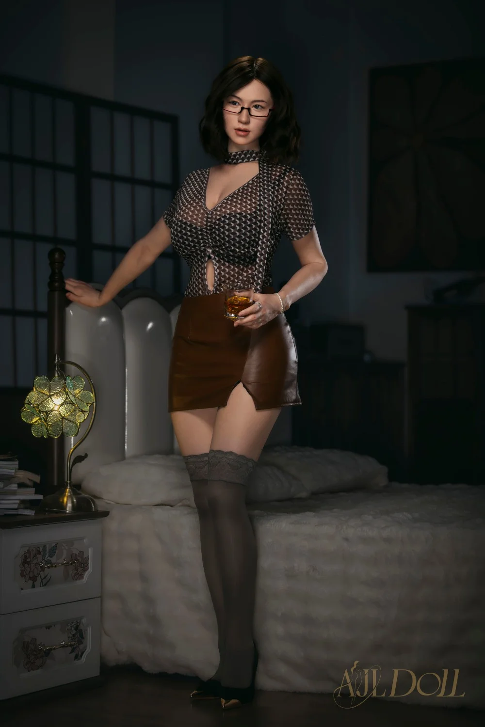 AJL Doll | 164cm/5ft4 Big Breasts Seductive Cold Milf Office Goddess Realistic Silicone Sex Doll - JiaMei 