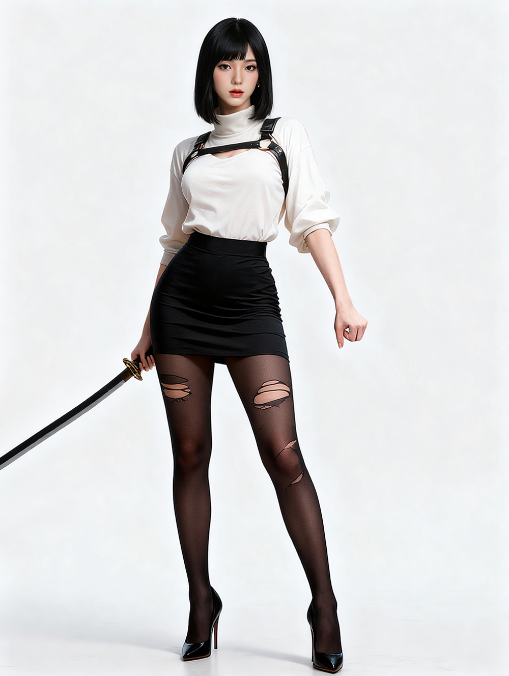 SY Doll | 160cm/5ft3 Big Breasts Alluring Japanese Dark Femme Realistic TPE Sex Doll - Mila