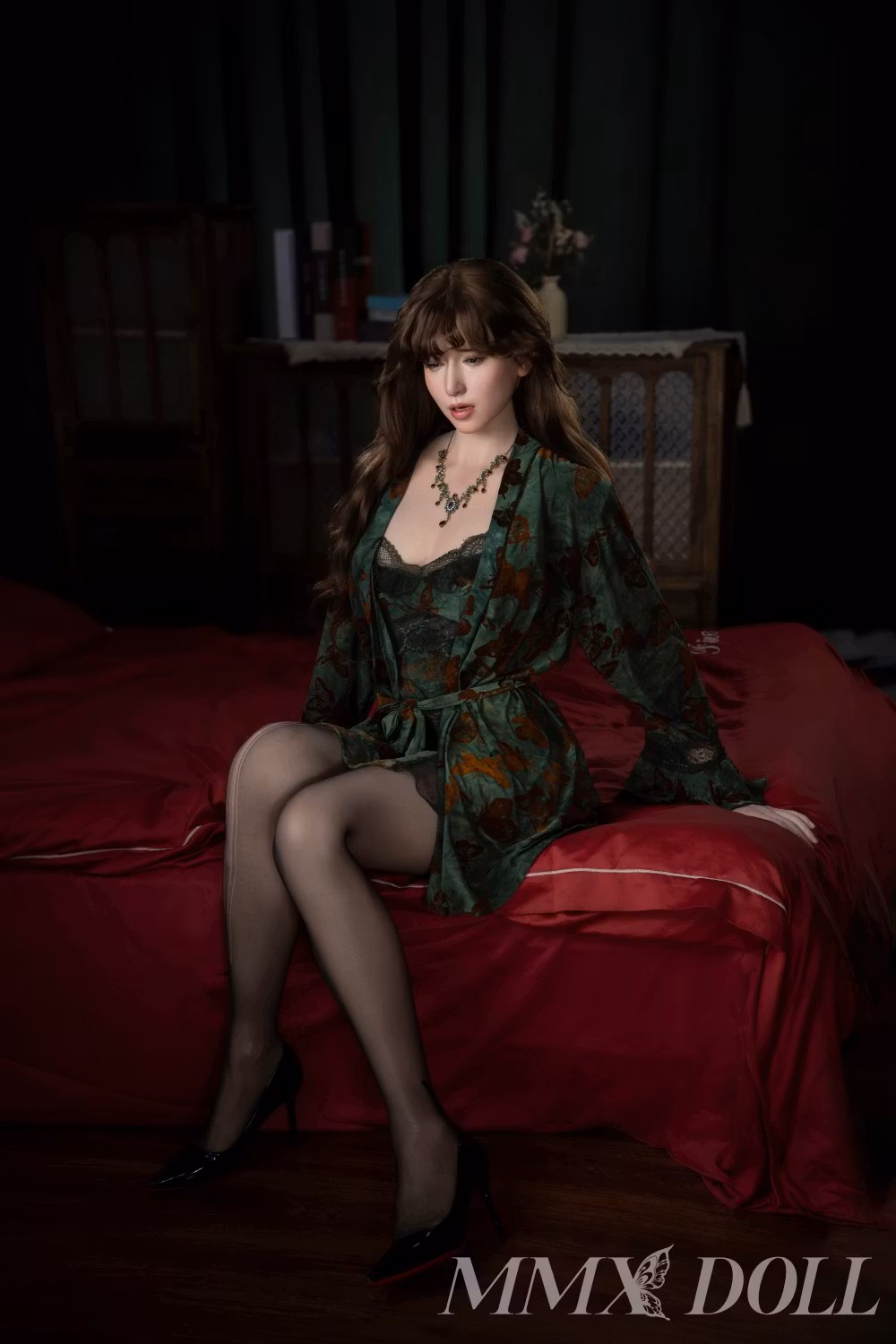 MMX Doll | 172cm/5ft8 Small Breasts Sultry Elegance Vintage-style Lady ROS Realistic Silicone Sex Doll - Rola