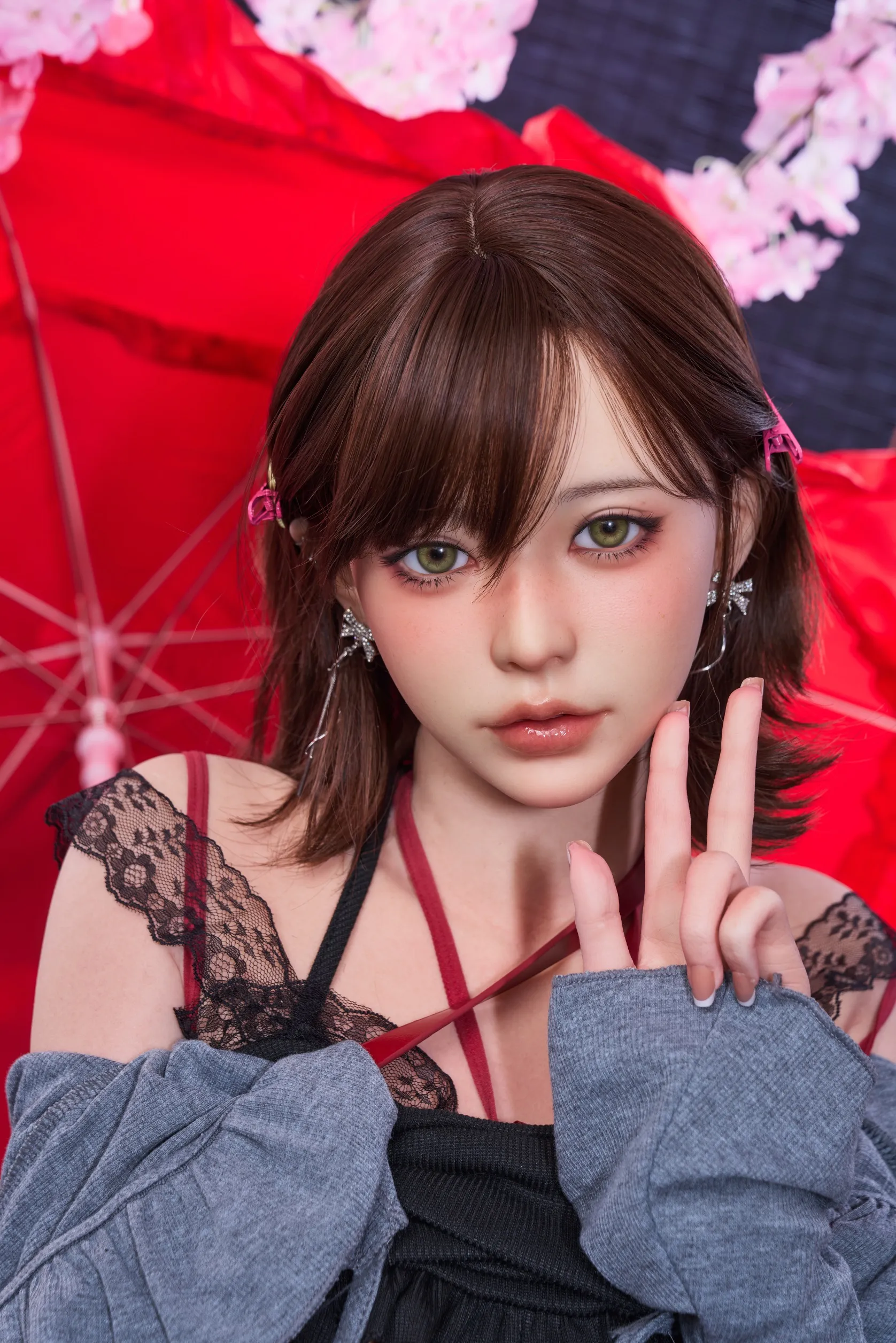 Irontech Doll | 151cm/4ft11 Small Breasts Oriental Seductive Japanese Gentle Girl Silicone Sex Doll - Yuna