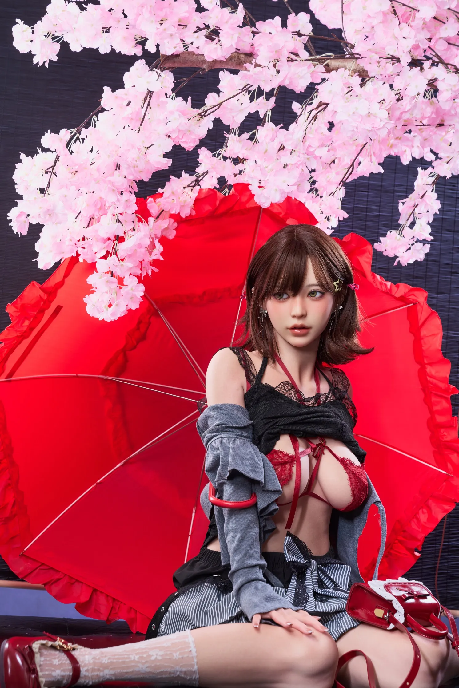 Irontech Doll | 151cm/4ft11 Small Breasts Oriental Seductive Japanese Gentle Girl Silicone Sex Doll - Yuna