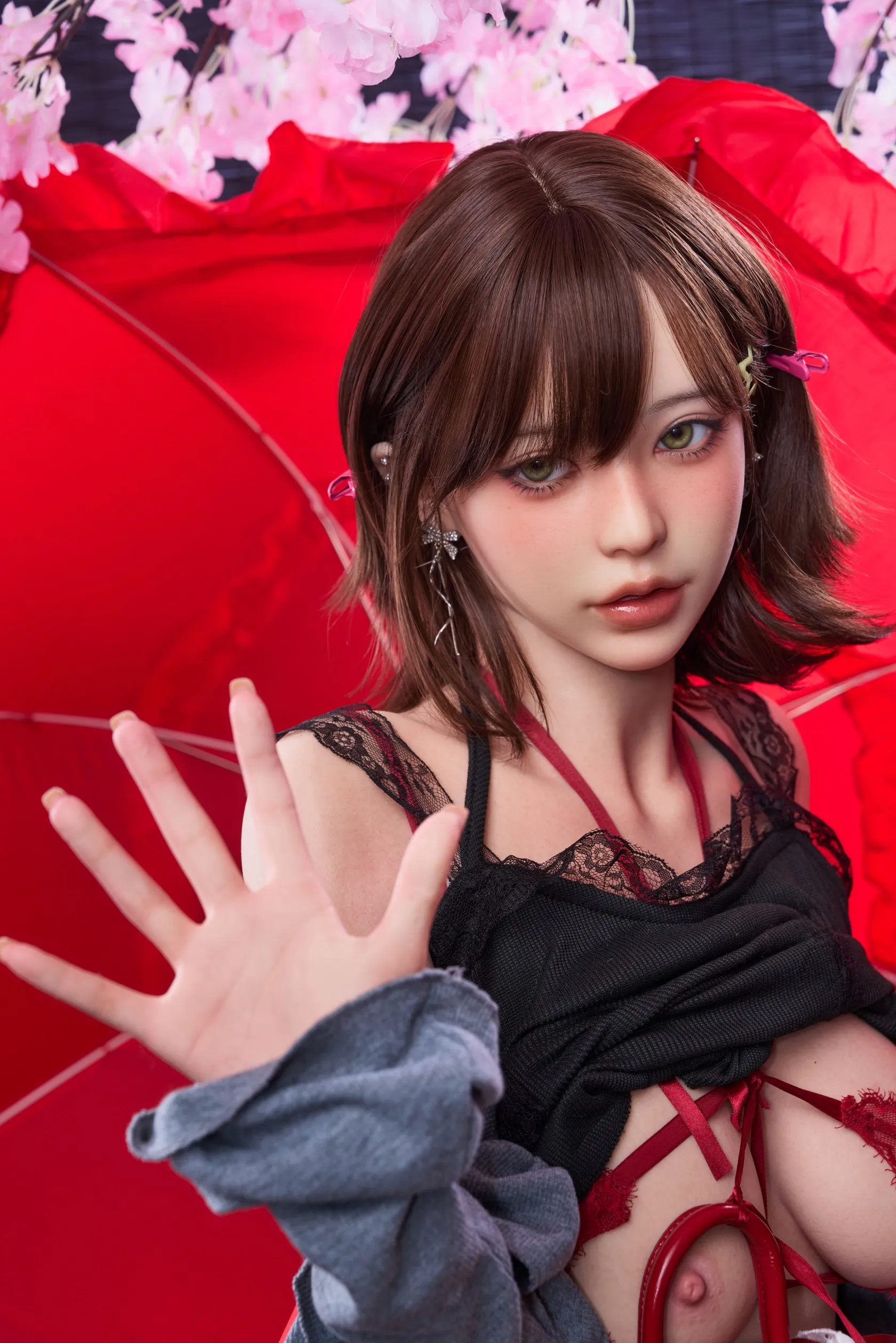 Irontech Doll | 151cm/4ft11 Small Breasts Oriental Seductive Japanese Gentle Girl Silicone Sex Doll - Yuna