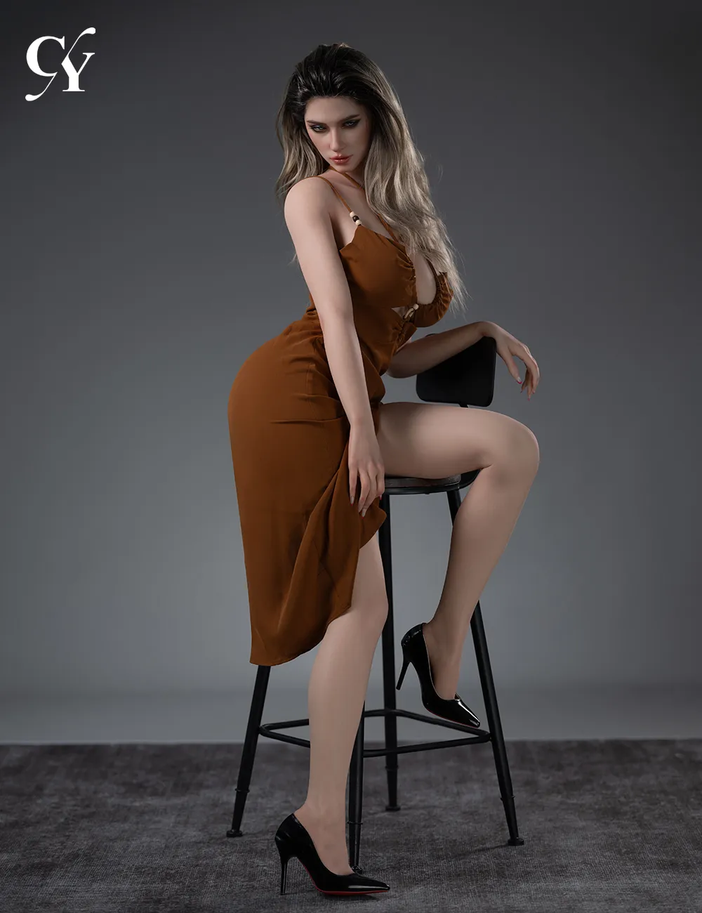TOP-CY Doll | 168cm/5ft6 Big Breasts ROS Head Silicone Sex Doll - Carina 